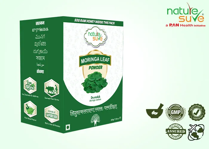 Nature-Sure-Moringa-Sahajan-Powder, Drumstick Leaf Powder
